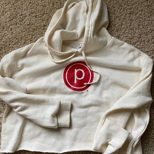 Pure barre cropped hoodie